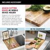24&rdquo; Workstation Undermount Single Bowl 16 Gauge Stainless Steel&nbsp;Laundry&nbsp;Utility&nbsp;Kitchen Sink with&nbsp;WorkFlow&trade; Ledge and Accessories
